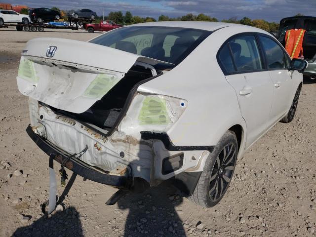 19XFB2F97FE051968 - 2015 HONDA CIVIC EXL 白色 照片 4