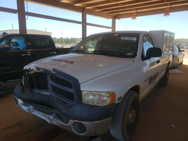 3D7KA26D33G768119 - 2003 DODGE RAM 2500 S WHITE photo 2