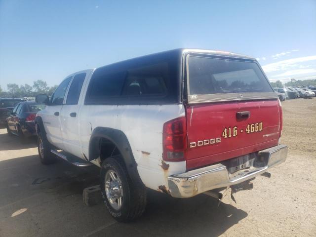 1D7KU28D84J240810 - 2004 DODGE RAM 2500 S WHITE photo 3