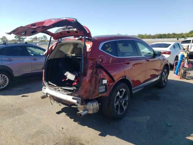 5J6RW2H96HL010511 - 2017 HONDA CR-V TOURI RED photo 4