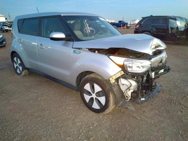 KNDJP3AE3G7013726 - 2016 KIA SOUL EV SILVER photo 1