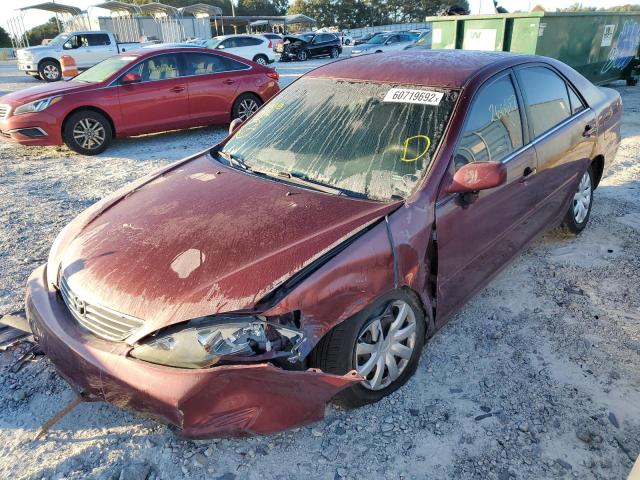 4T1BE32K86U153619 - 2006 TOYOTA CAMRY LE MAROON photo 2