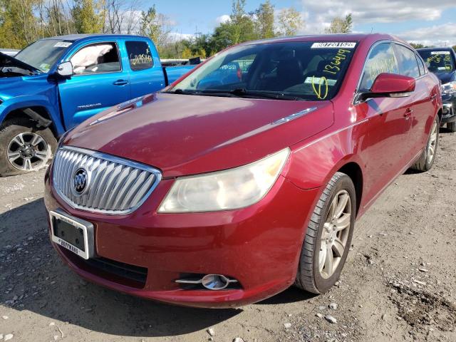 1G4GC5EG8AF183084 - 2010 BUICK LACROSSE C MAROON photo 2