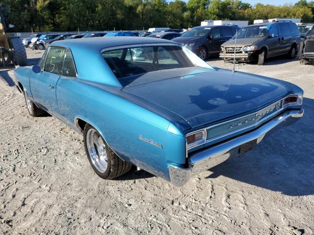 138176A192789 - 1966 CHEVROLET CHEVELL SS BLUE photo 3