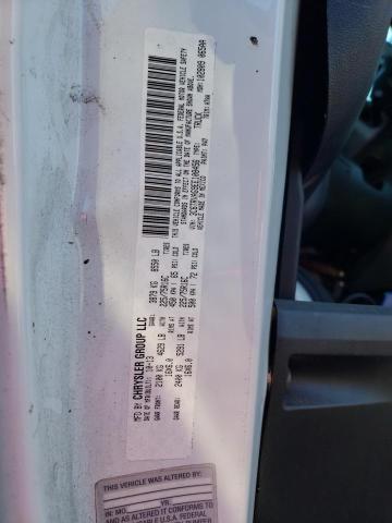 3C6TRVAG9EE108456 - 2014 RAM PROMASTER WHITE photo 10