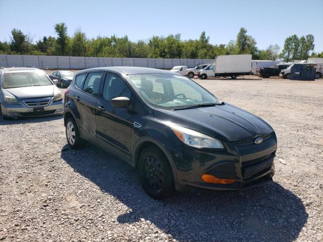 1FMCU0F73EUC10786 - 2014 FORD ESCAPE S BLACK photo 1