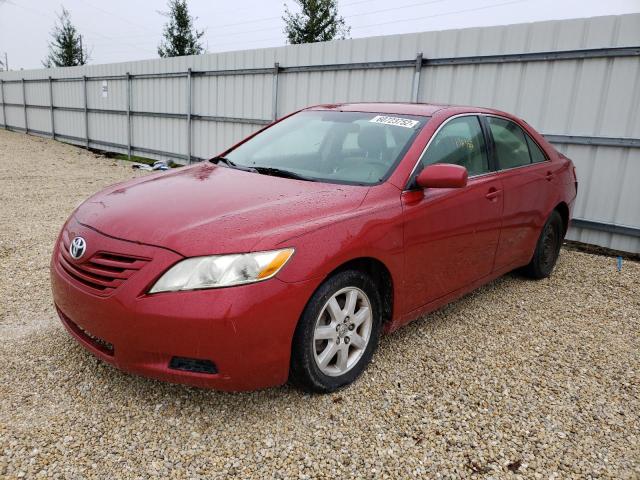 4T1BE46K47U013973 - 2007 TOYOTA CAMRY CE RED photo 1