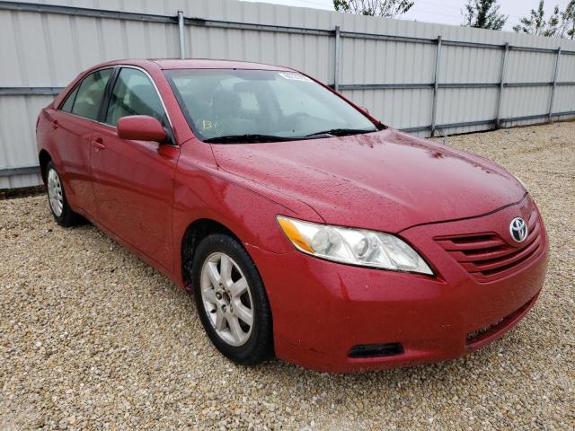 4T1BE46K47U013973 - 2007 TOYOTA CAMRY CE RED photo 4
