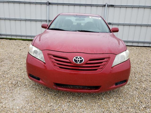4T1BE46K47U013973 - 2007 TOYOTA CAMRY CE RED photo 5