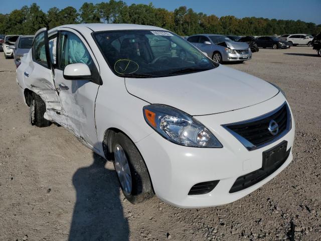 3N1CN7AP1DL882651 - 2013 NISSAN VERSA S WHITE photo 1