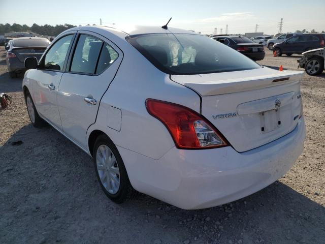 3N1CN7AP1DL882651 - 2013 NISSAN VERSA S WHITE photo 3