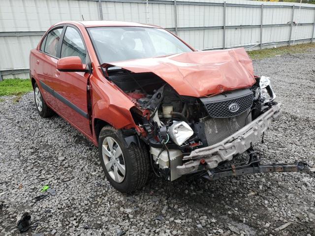 KNADE223796552821 - 2009 KIA RIO BASE ORANGE photo 1