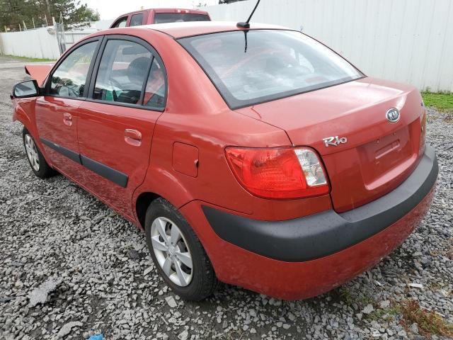 KNADE223796552821 - 2009 KIA RIO BASE ORANGE photo 3