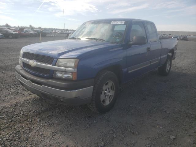 1GCEK19V23Z322286 - 2003 CHEVROLET SILVERADO BLUE photo 2