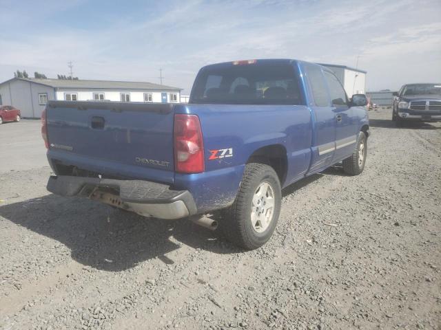 1GCEK19V23Z322286 - 2003 CHEVROLET SILVERADO BLUE photo 4