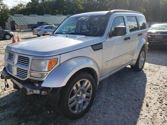 1D8GU58637W631522 - 2007 DODGE NITRO R/T SILVER photo 2