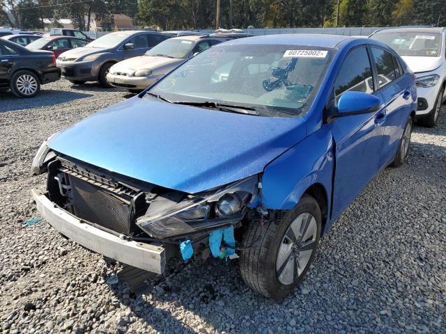 KMHC65LC6HU048813 - 2017 HYUNDAI IONIQ BLUE BLUE photo 2