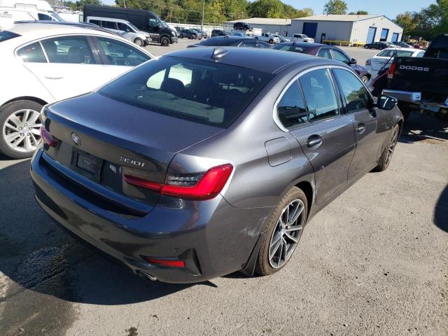 3MW5R7J09M8B64519 - 2021 BMW 330XI GRAY photo 4