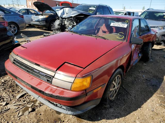 JT2ST65C0G7024749 - 1986 TOYOTA CELICA RED photo 2