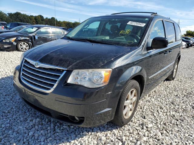 2A4RR5D14AR221454 - 2010 CHRYSLER TOWN & COU BLACK photo 2