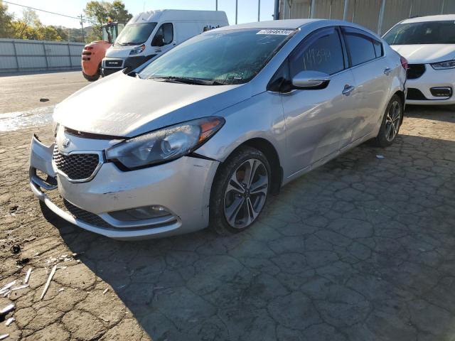 KNAFX4A8XG5523456 - 2016 KIA FORTE EX SILVER photo 9