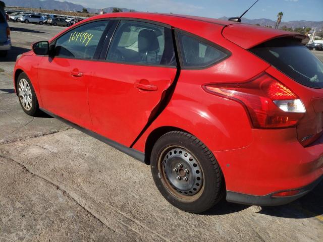 1FAHP3K28CL189987 - 2012 FORD FOCUS RED photo 9