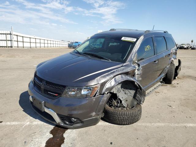 3C4PDCGG5KT751186 - 2019 DODGE JOURNEY CR CHARCOAL photo 2