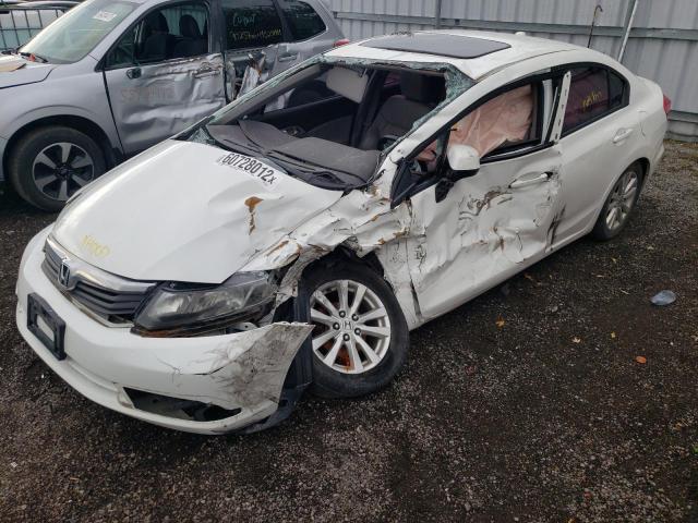 2HGFB2F94CH002101 - 2012 HONDA CIVIC EXL 白色 照片 2