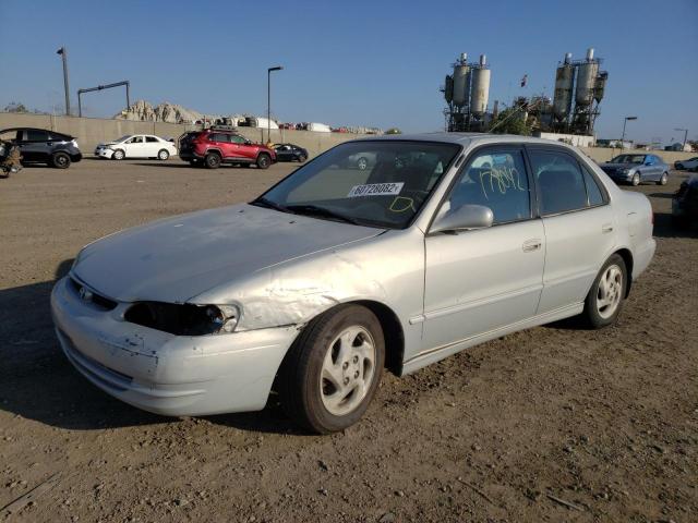 1NXBR18E6YZ309458 - 2000 TOYOTA COROLLA VE SILVER photo 2