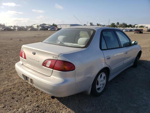 1NXBR18E6YZ309458 - 2000 TOYOTA COROLLA VE SILVER photo 4