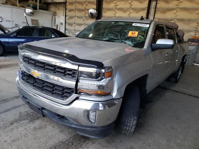 3GCUKREC7JG185647 - 2018 CHEVROLET silverado SILVER photo 2