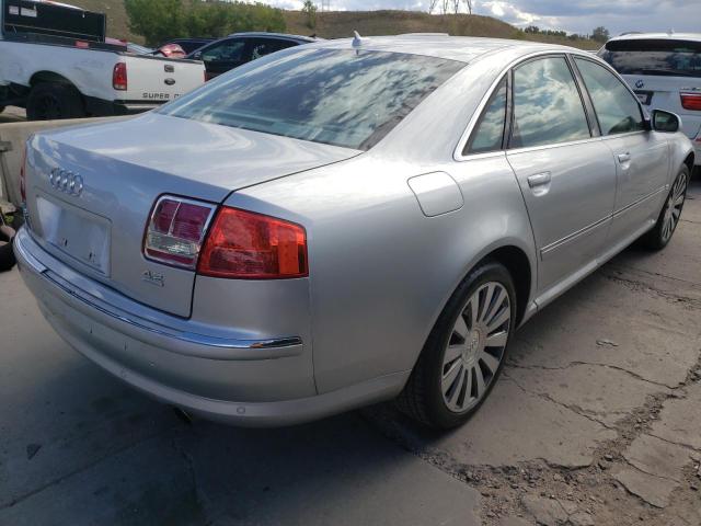 WAULV44E57N013297 - 2007 AUDI A8 4.2 QUA SILVER photo 4