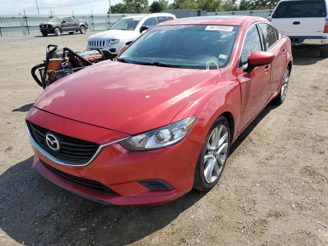 JM1GJ1V50G1450631 - 2016 MAZDA 6 TOURING RED photo 2