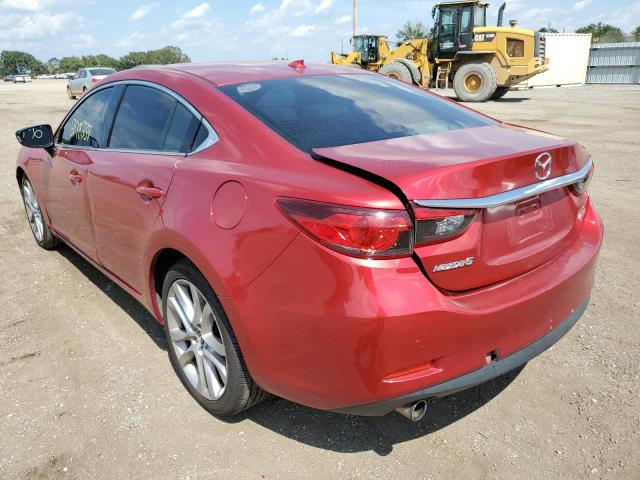 JM1GJ1V50G1450631 - 2016 MAZDA 6 TOURING RED photo 3