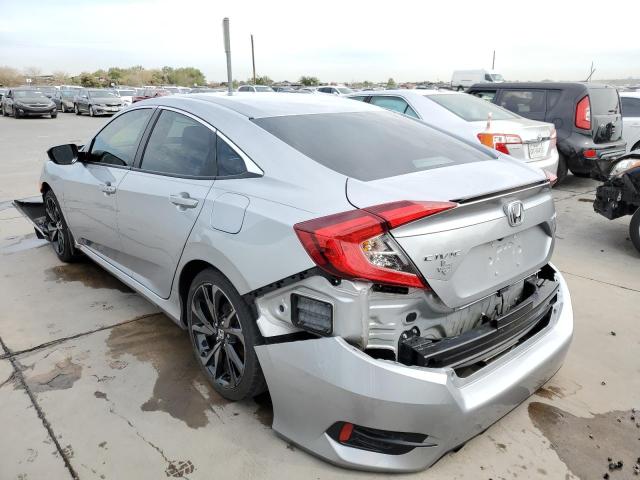 2HGFC2F81LH517836 - 2020 HONDA CIVIC SPOR SILVER photo 3