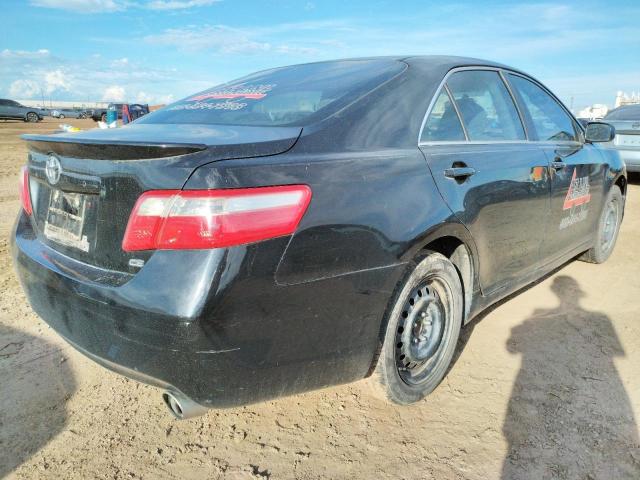 4T1BE46K27U100240 - 2007 TOYOTA CAMRY CE BLACK photo 4