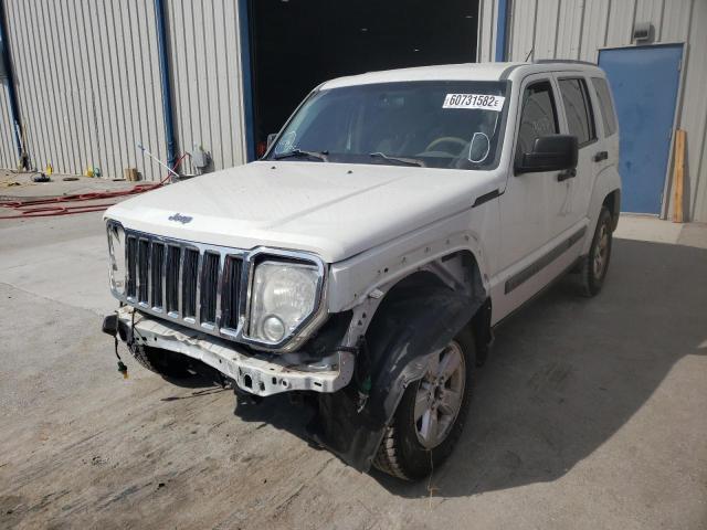 1J4PP2GK4AW145449 - 2010 JEEP LIBERTY SP WHITE photo 2