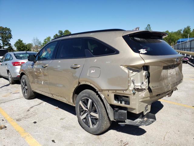 5XYRL4LC0MG067807 - 2021 KIA SORENTO S GOLD photo 3