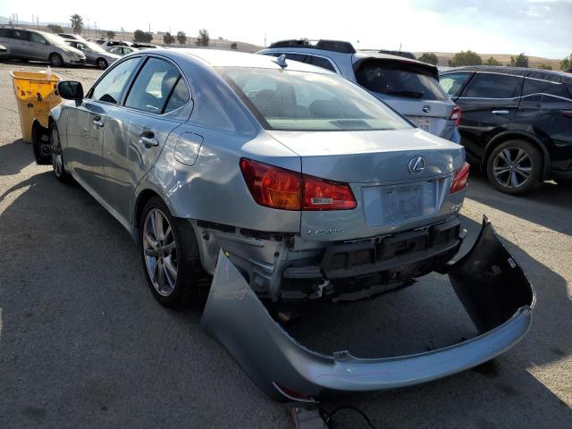 JTHBK262782066485 - 2008 LEXUS IS 250 SILVER photo 3