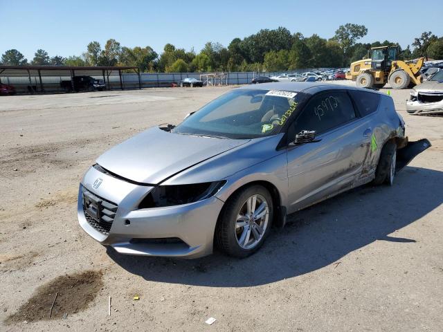 JHMZF1D68CS003441 - 2012 HONDA CR-Z EX SILVER photo 2