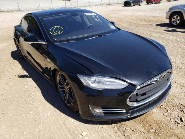 5YJSA1DP5DFP21442 - 2013 TESLA MODEL S Negro foto 1