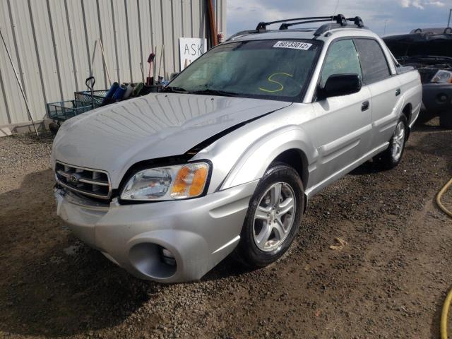 4S4BT62C966104708 - 2006 SUBARU BAJA SPORT SILVER photo 2