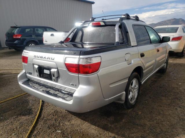 4S4BT62C966104708 - 2006 SUBARU BAJA SPORT SILVER photo 4