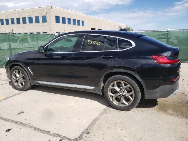 5UX2V1C0XM9G69259 - 2021 BMW X4 XDRIVE3 BLACK photo 2