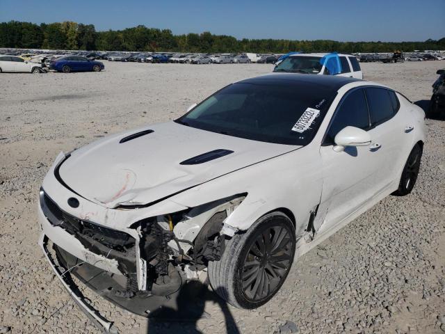 KNAE25LA6J6021741 - 2018 KIA STINGER PR WHITE photo 2