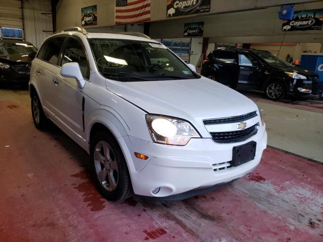 3GNAL4EK6DS546398 - 2013 CHEVROLET CAPTIVA LT WHITE photo 1