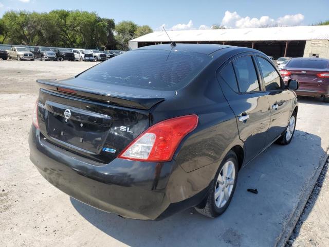 3N1CN7AP6DL885593 - 2013 NISSAN VERSA S BLACK photo 4