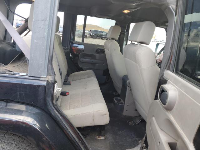 1J4GA59157L195441 - 2007 JEEP WRANGLER S BLACK photo 6