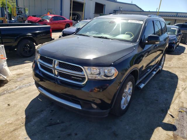 1C4RDHDG7CC195244 - 2012 DODGE DURANGO CR BLACK photo 2