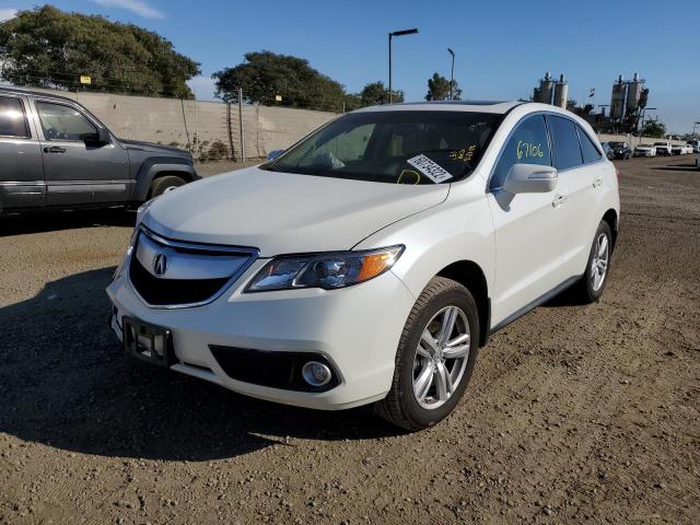 5J8TB4H58FL022528 - 2015 ACURA RDX TECHNO WHITE photo 2